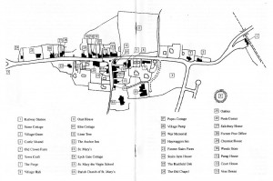 Hartfield High St Map showing the location of all the significant buildings