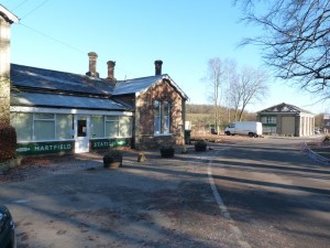 The front of Hartfield 'Station' as it is today. In it's guise as a Playgroup for the last 50 years it retains all the appearance and charm of the original station.